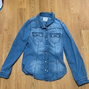 Jean blouse
